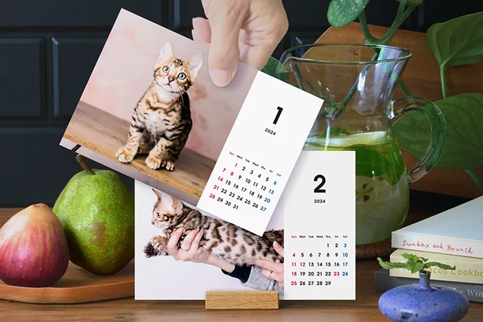 卓上カレンダー