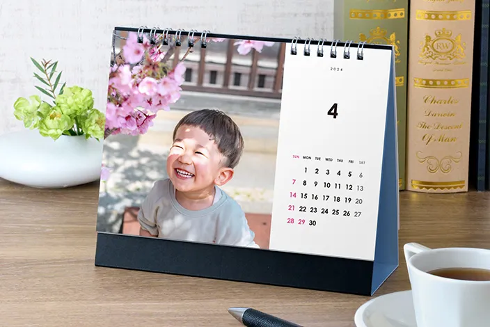 卓上リング綴じカレンダー（B6サイズ / 14枚タイプ）